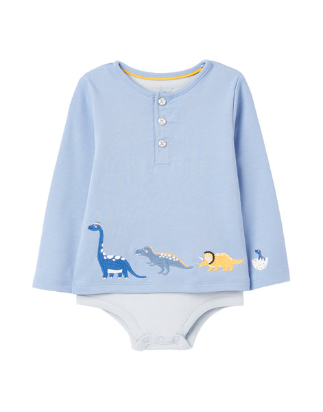 Joules Blue Dino Top