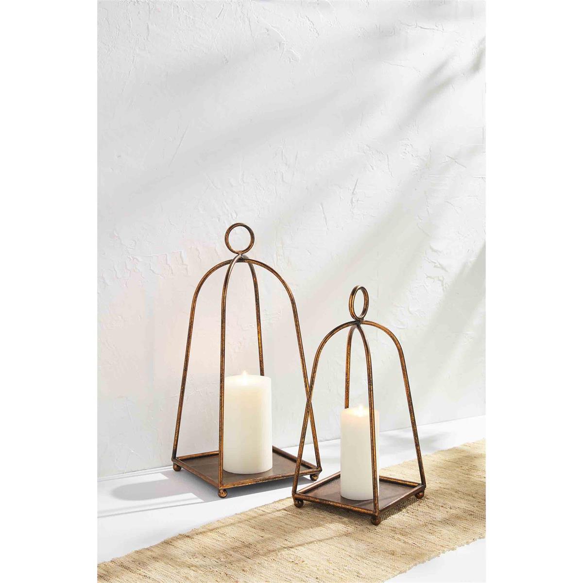 Mud Pie Antique Brass Lantern Small #403200091