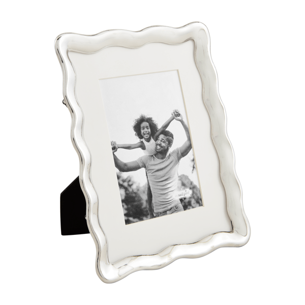 Mud Pie Small Wavy Metal Frame #46900656