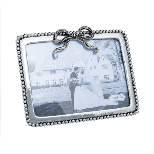 Mud Pie Large Metal Bow Frame #46900716L