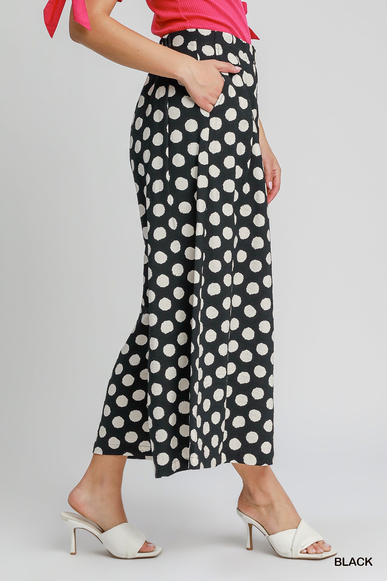 Polka Dot Darling Wide Leg Pants