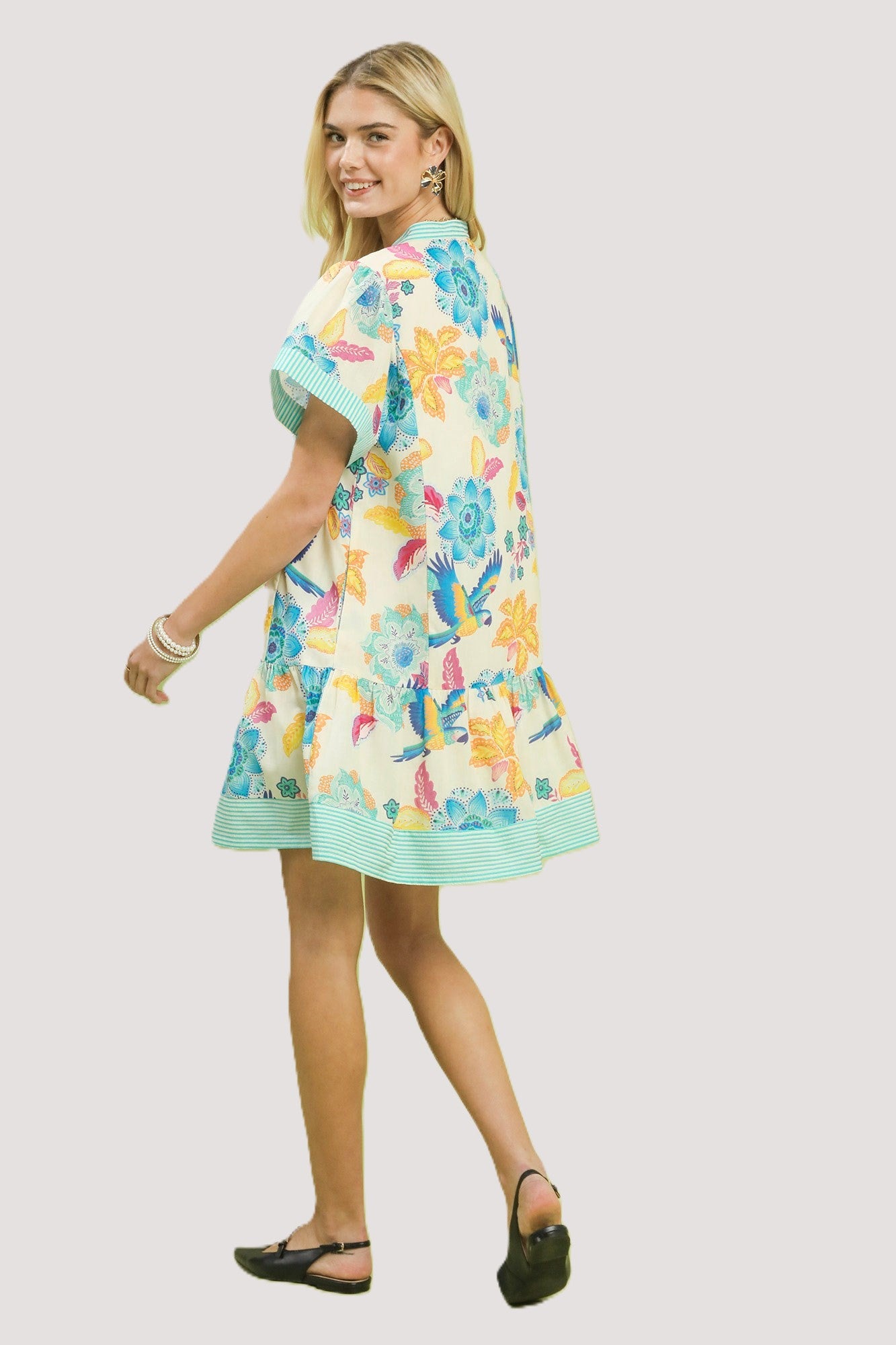 Mint Blossom Dress