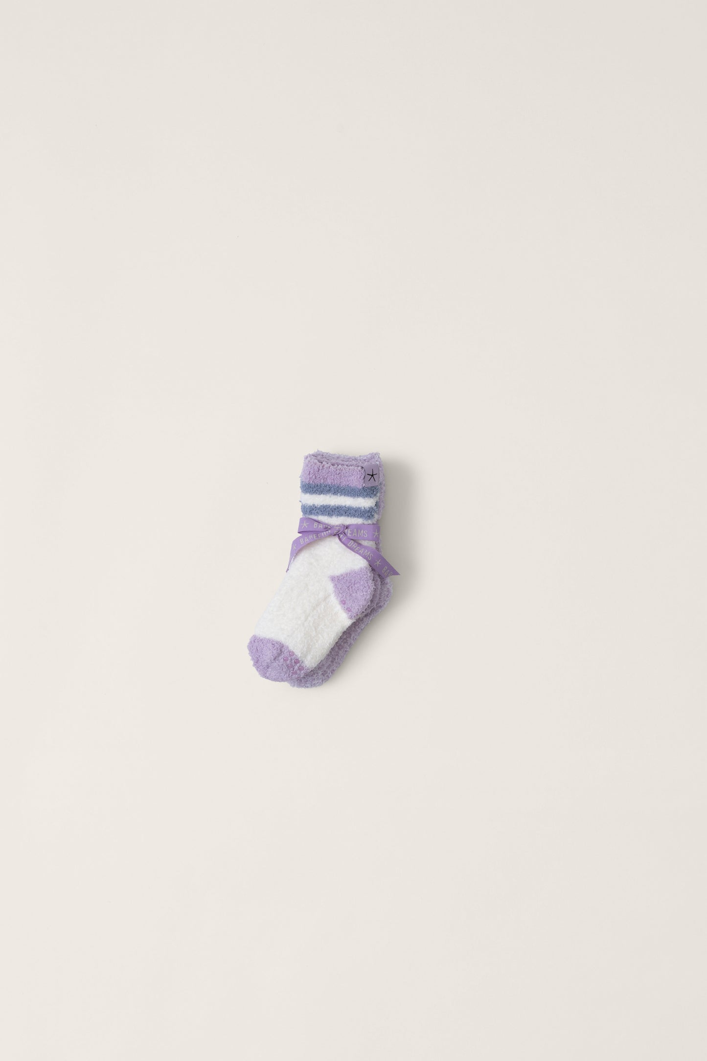 Barefoot Dreams Toddler Lilac Socks 2pk