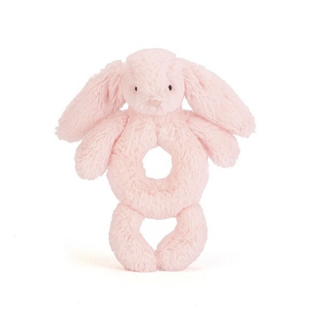 JC Bashful Blush Bunny Rattle