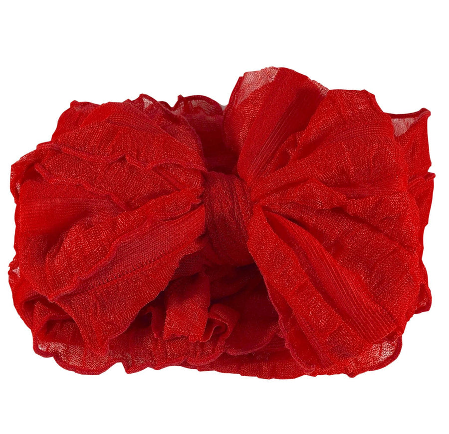 Rockin Royalty Ruffled Headband Bows