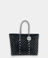 Maria Victoria Glimmer Black Tote Medium