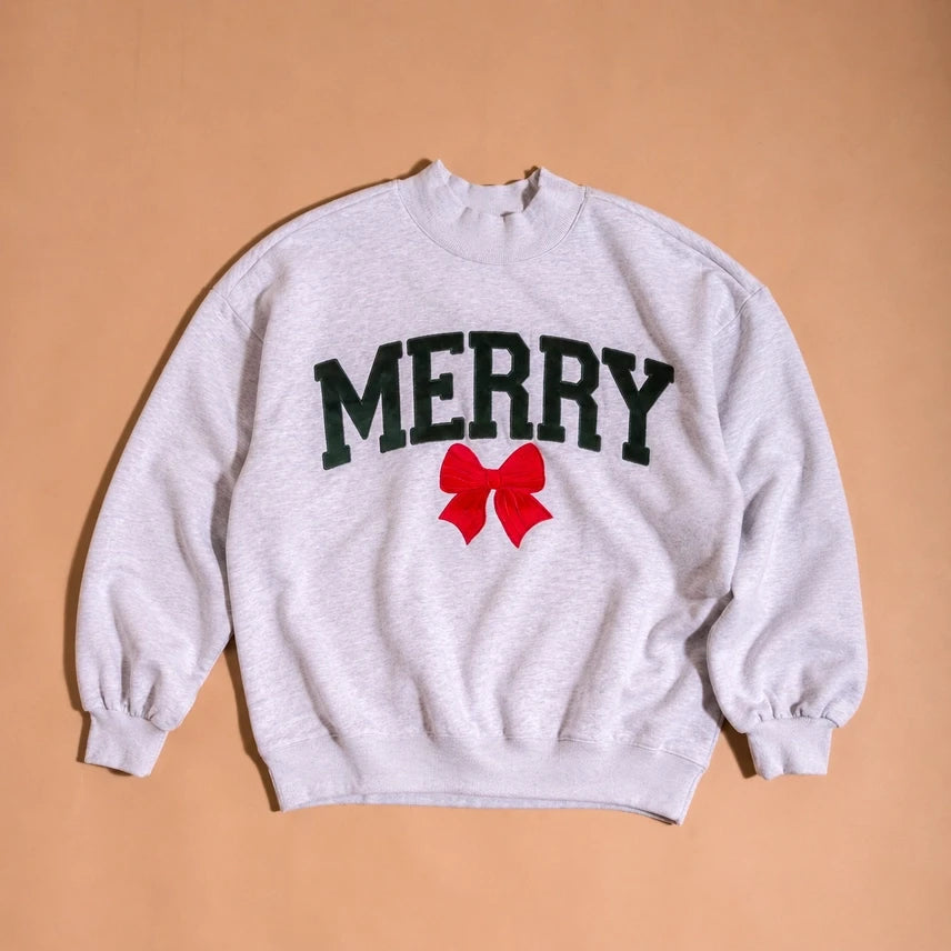 TDE Merry Mockneck Sweatshirt