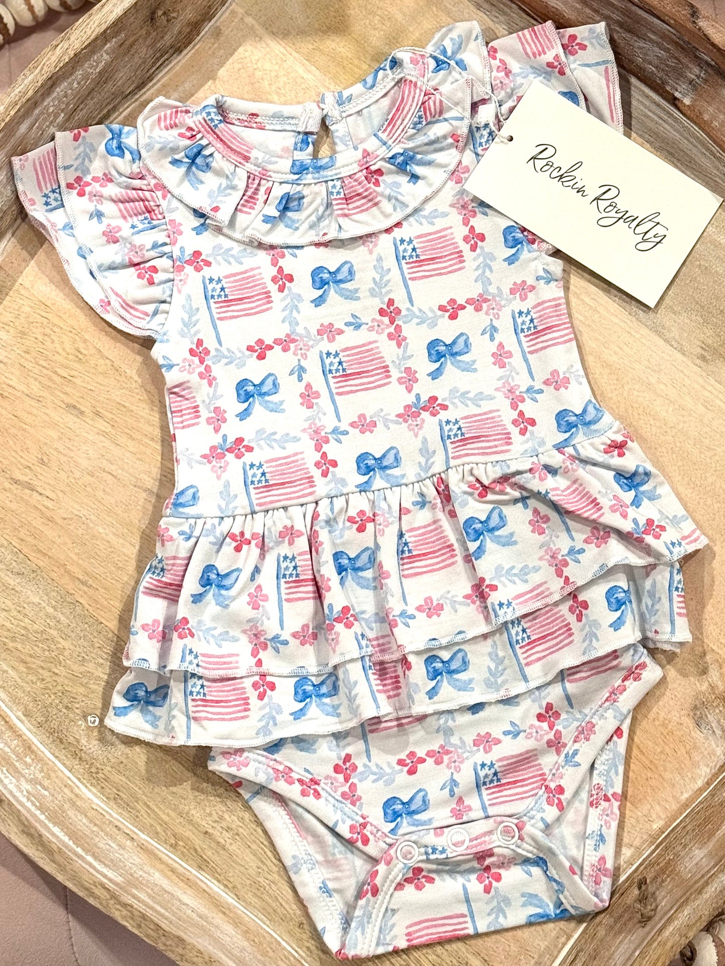 RR American Girl Flutter Onesie