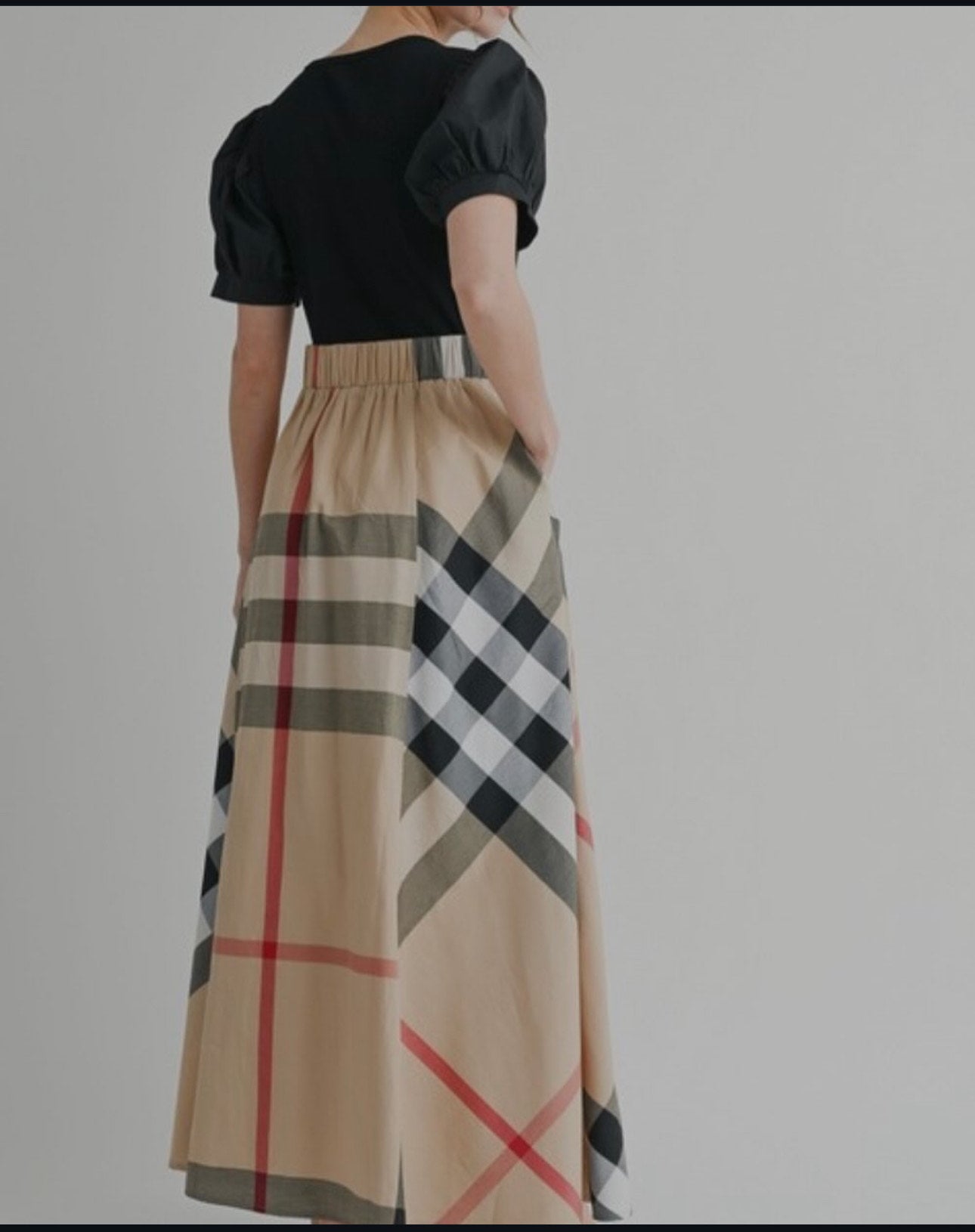 Classic Plaid Skirt Dress