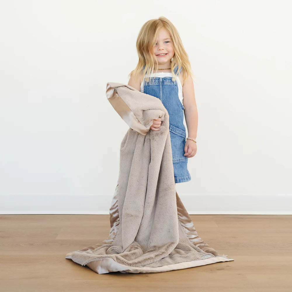 Saranoni Satin Border Receiving Baby Blanket
