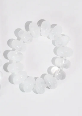 TJ Sugar Bead White Bracelet