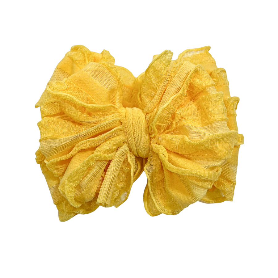 Rockin Royalty Ruffled Headband Bows