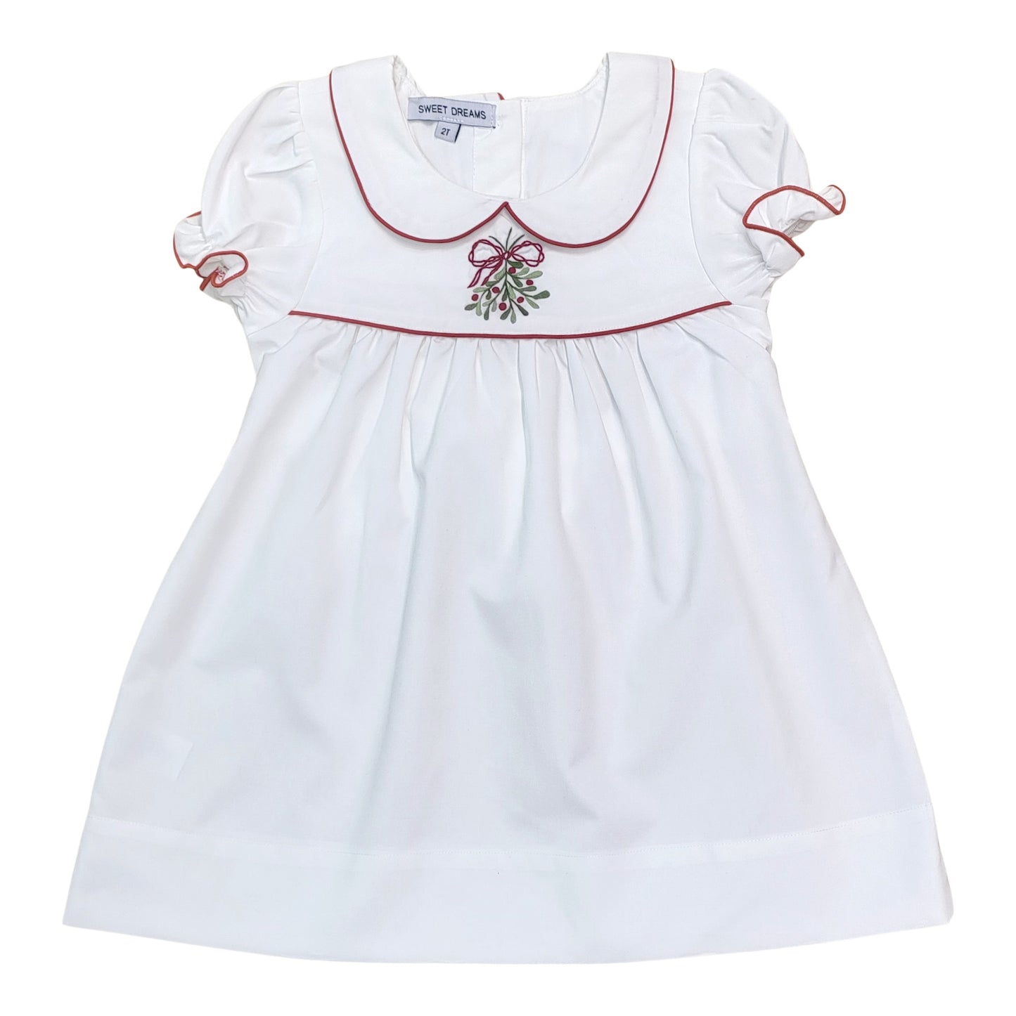 Sweet Dreams Little Girl's Mistletoe Dress