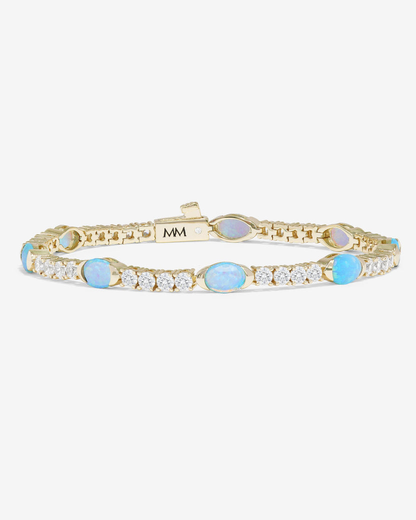 Melinda Maria The Maven Tennis Bracelet-Opal B1458