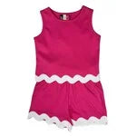 Banana Split Pink Ric Rac Set