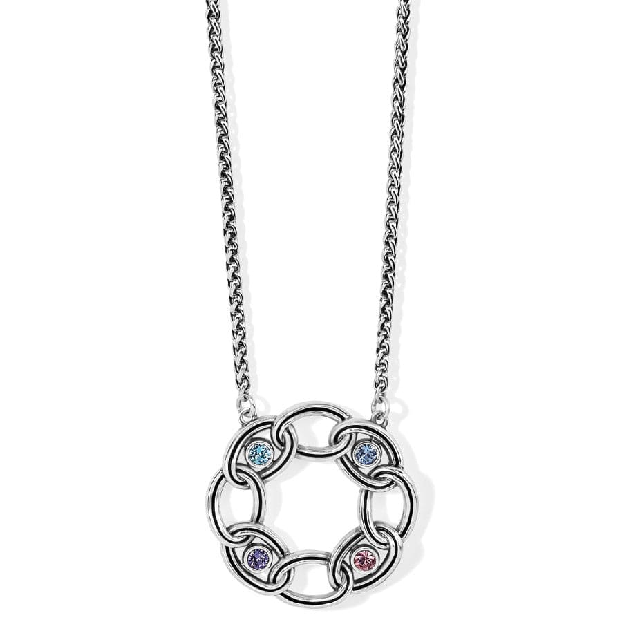 Brighton Interlok Chain Stone Ring NK