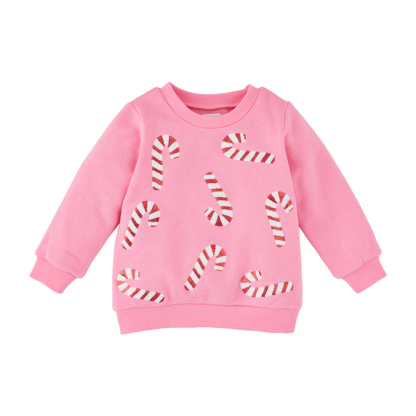 mud pie candy cane sweatshirt