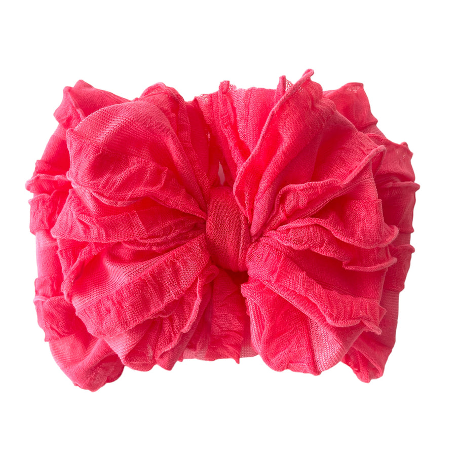 Rockin Royalty Ruffled Headband Bows