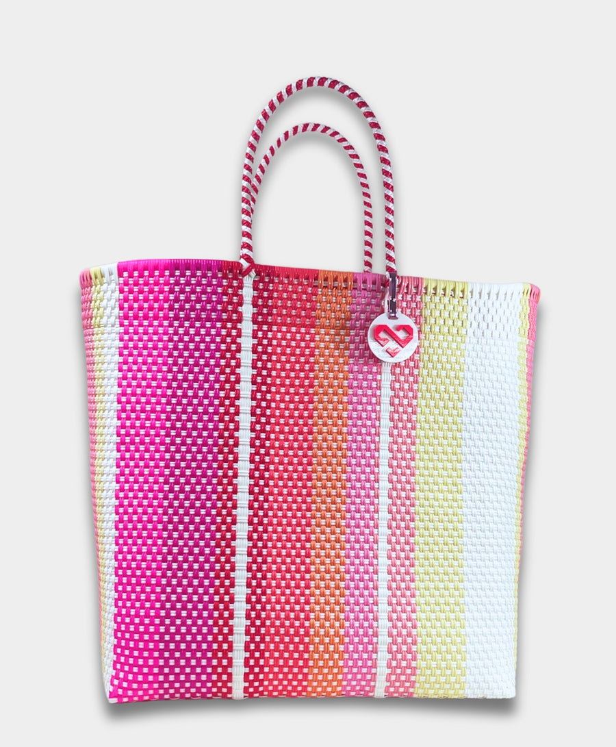 Maria Victoria Coral Tote Large