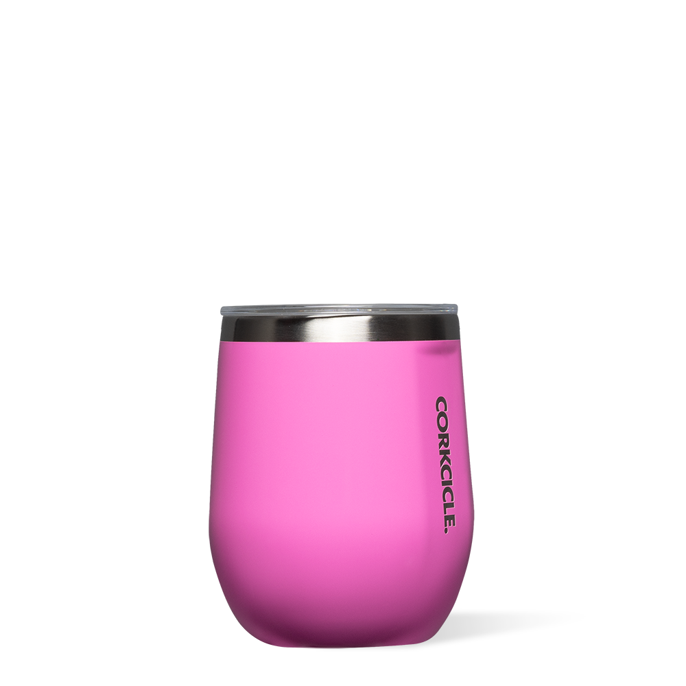 Corkcicle Miami Pink Stemless 12oz