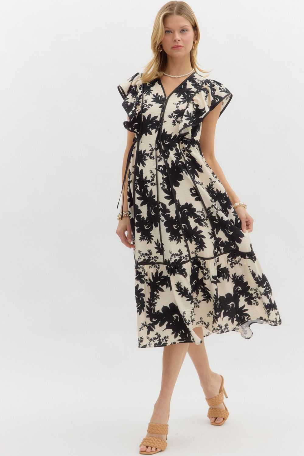 Dusky Petals Dress