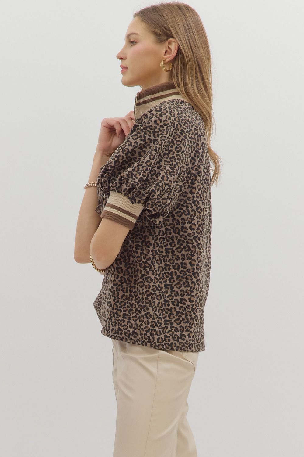 Leopard Luxe Blouse