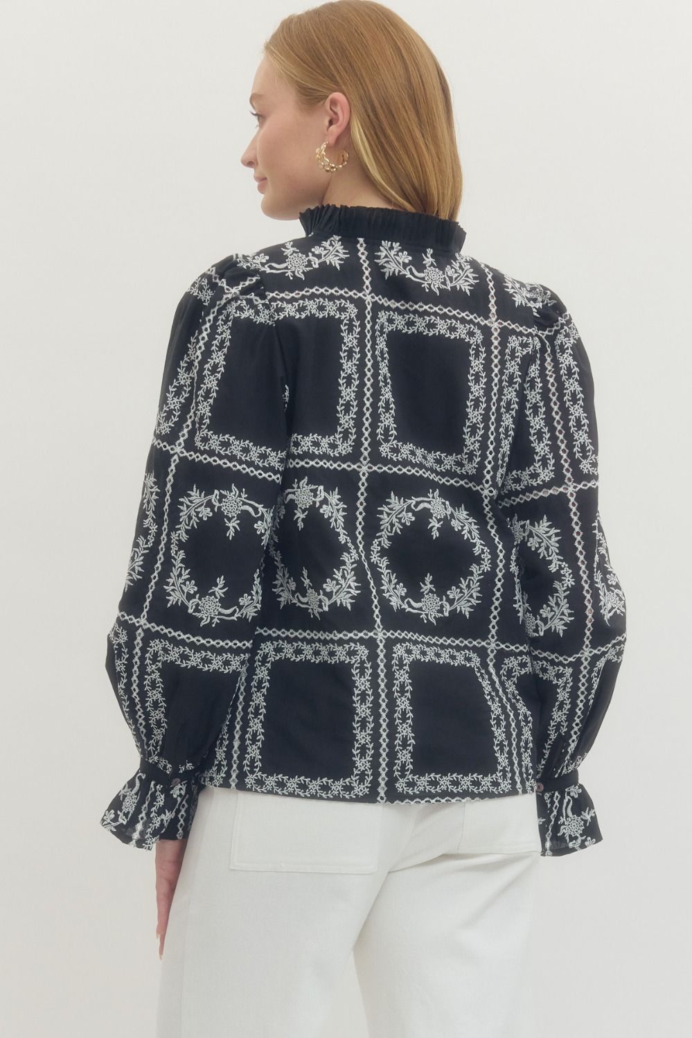 Urban Black & White Top