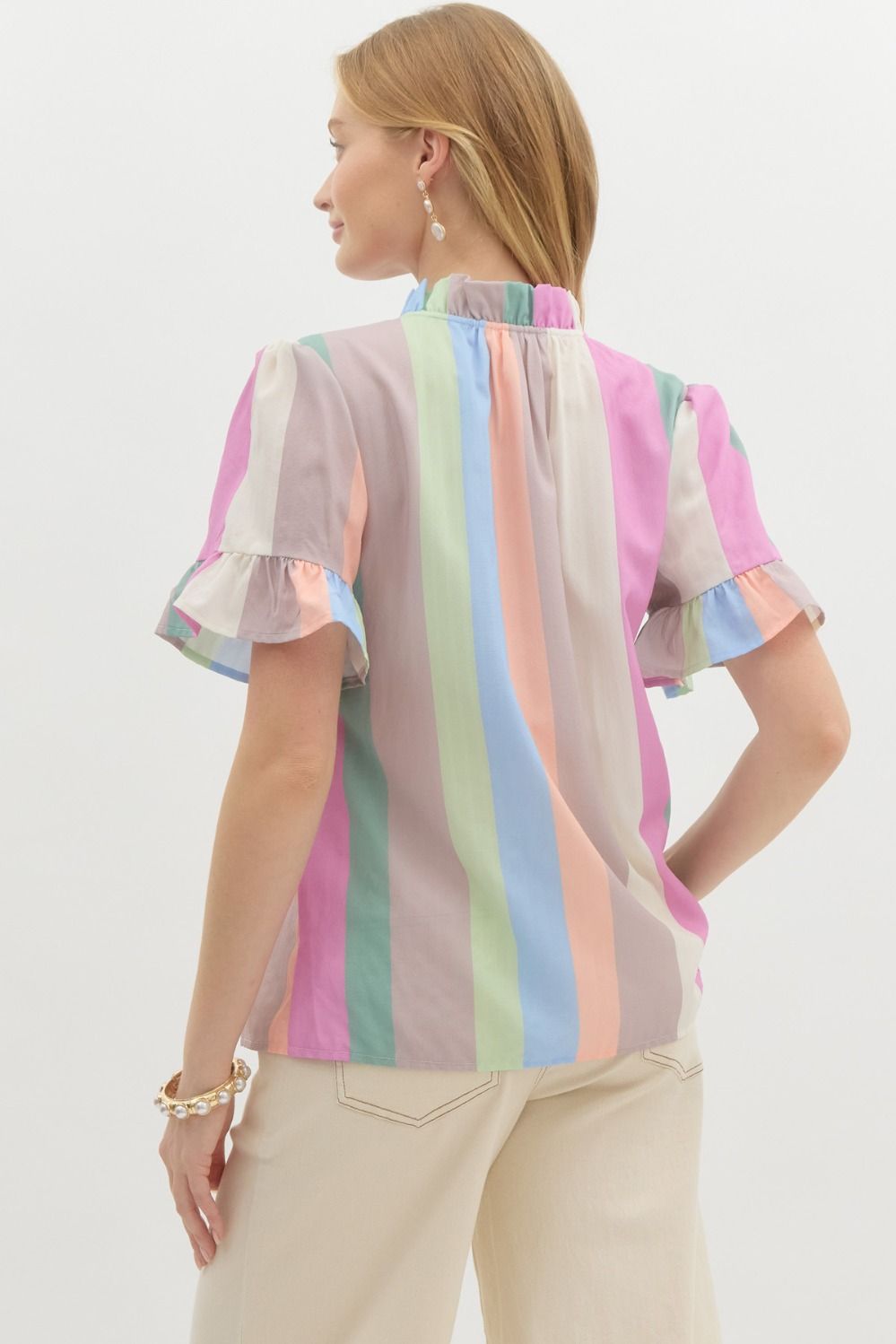 Skylar Stripe Top