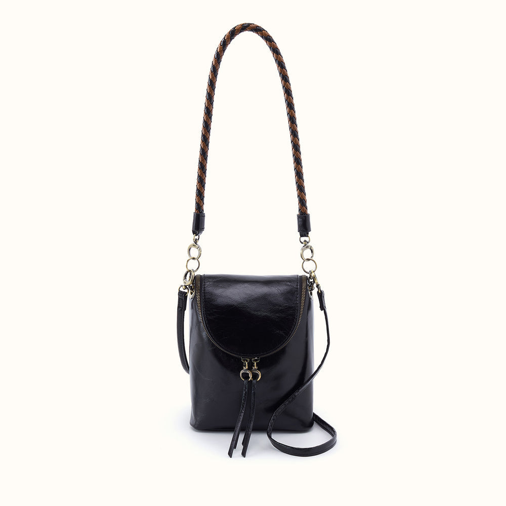 Hobo Fern Duo Crossbody- Black