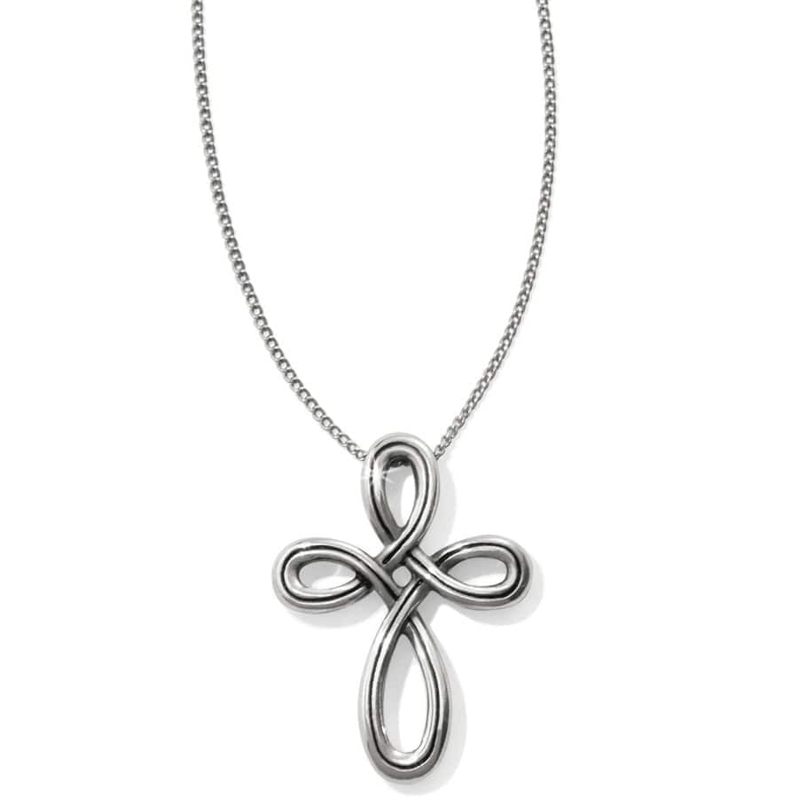 Brighton Interlok Cross Necklace JD1590