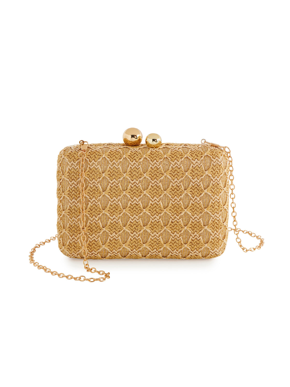 Jazz Natural Minaudiere Bag