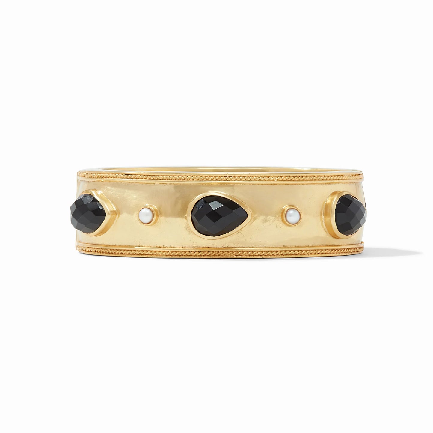 JV Cannes Stone Statement Hinged Bracelet