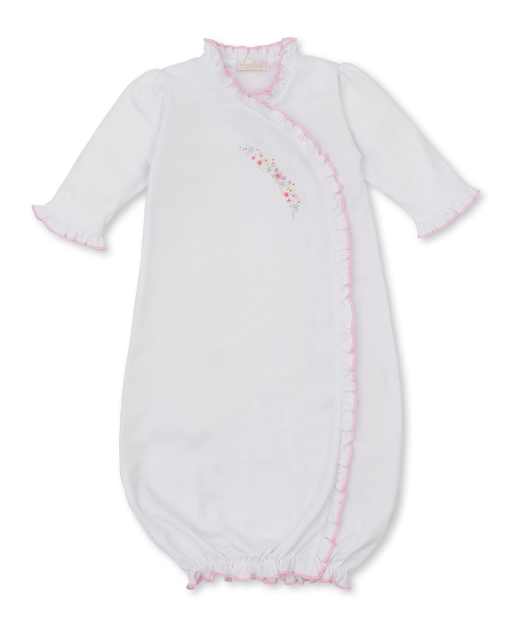 Kissy Kissy White w/Embroidery Gown Sack