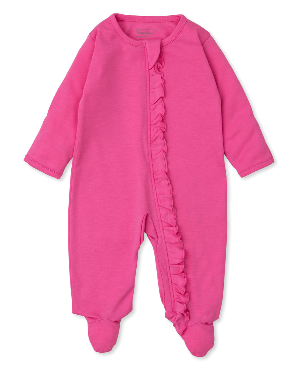 Kissy Kissy Fuchsia Footie