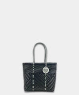 Maria Victoria Glimmer Black Tote Small