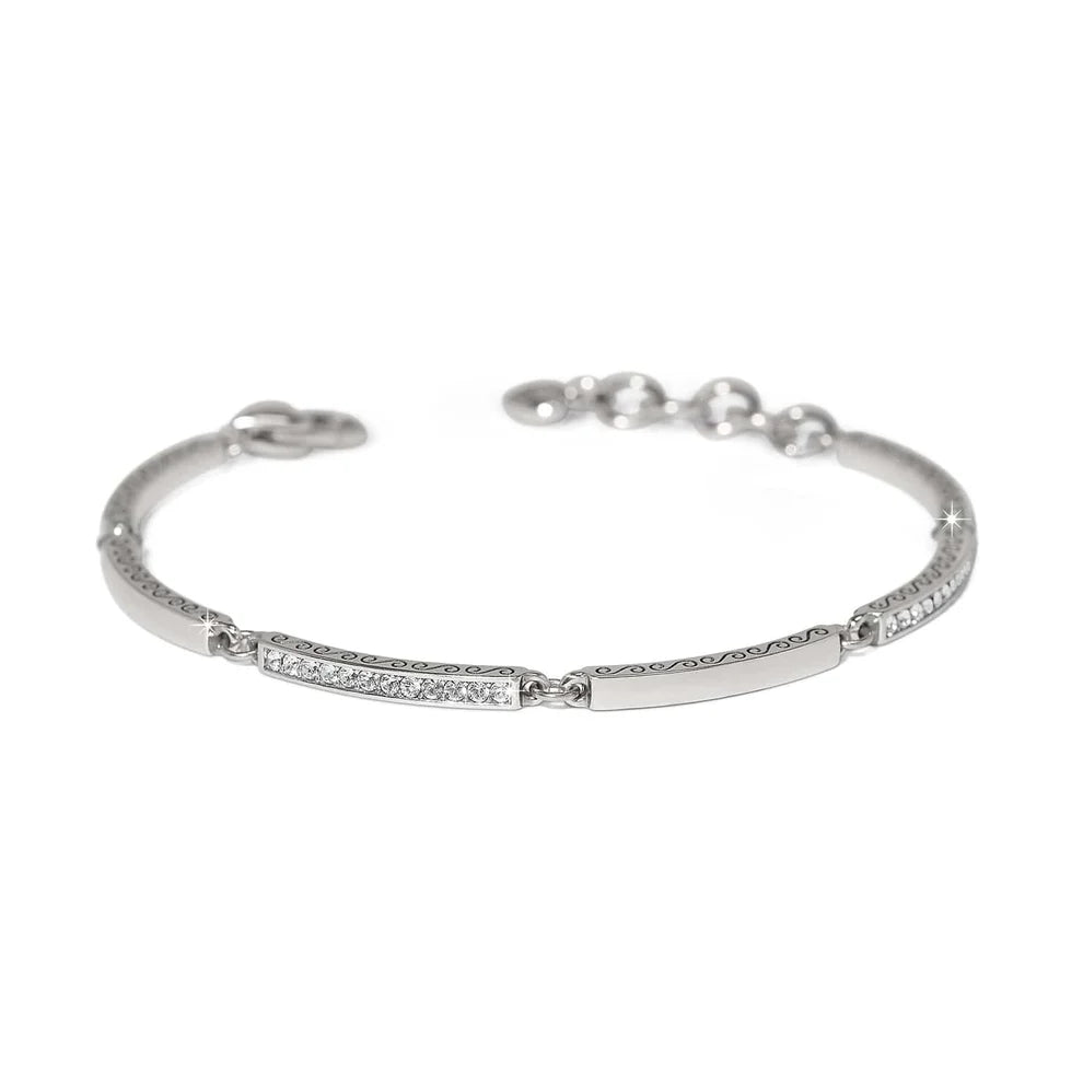 Brighton Meridian Geo Bar Bracelet Silver