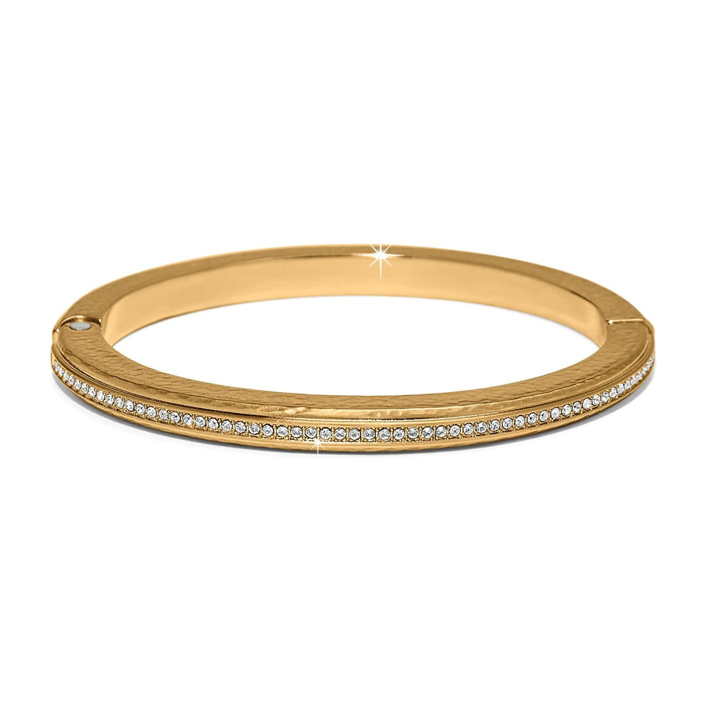 Brighton Orbit Gold Hinged Bangle JF0354