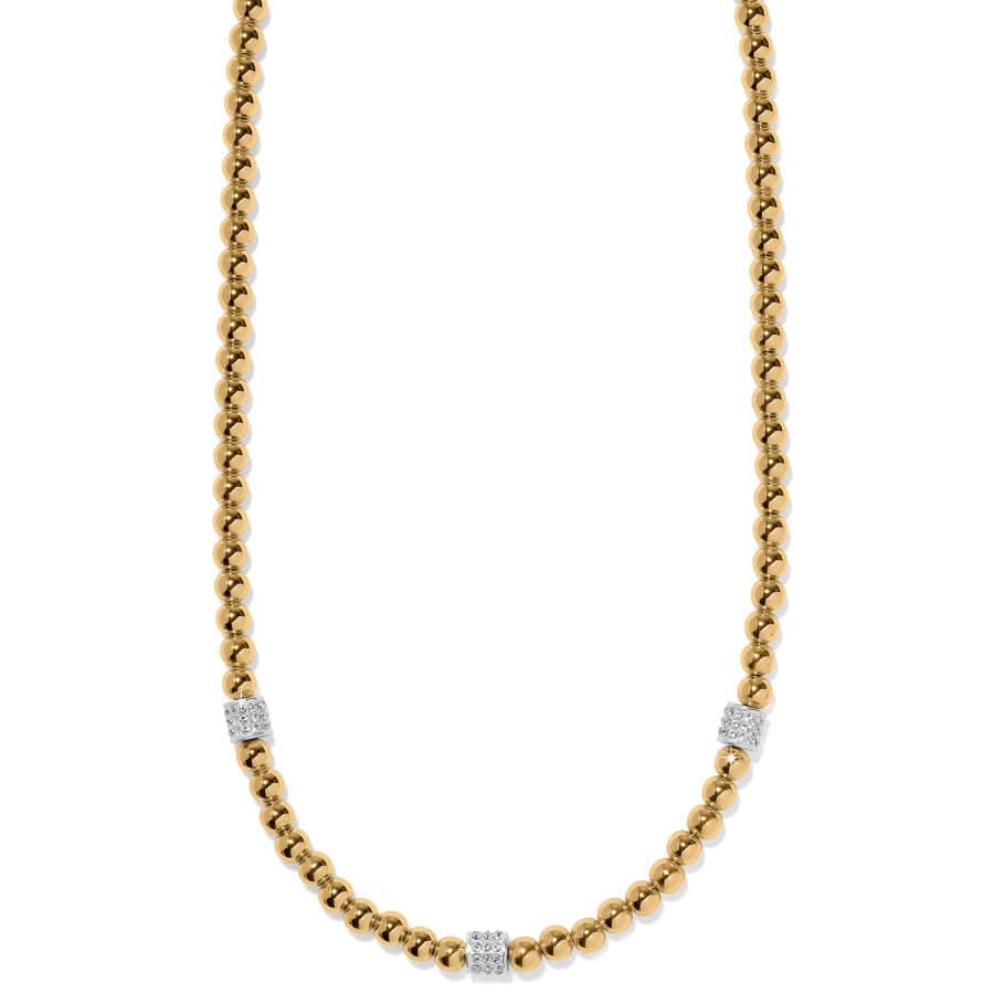 Brighton Meridian Petite Beads Station Necklace Gold