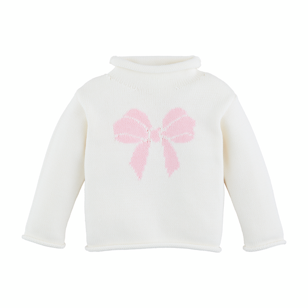 Mud Pie Bow Rollneck Sweater