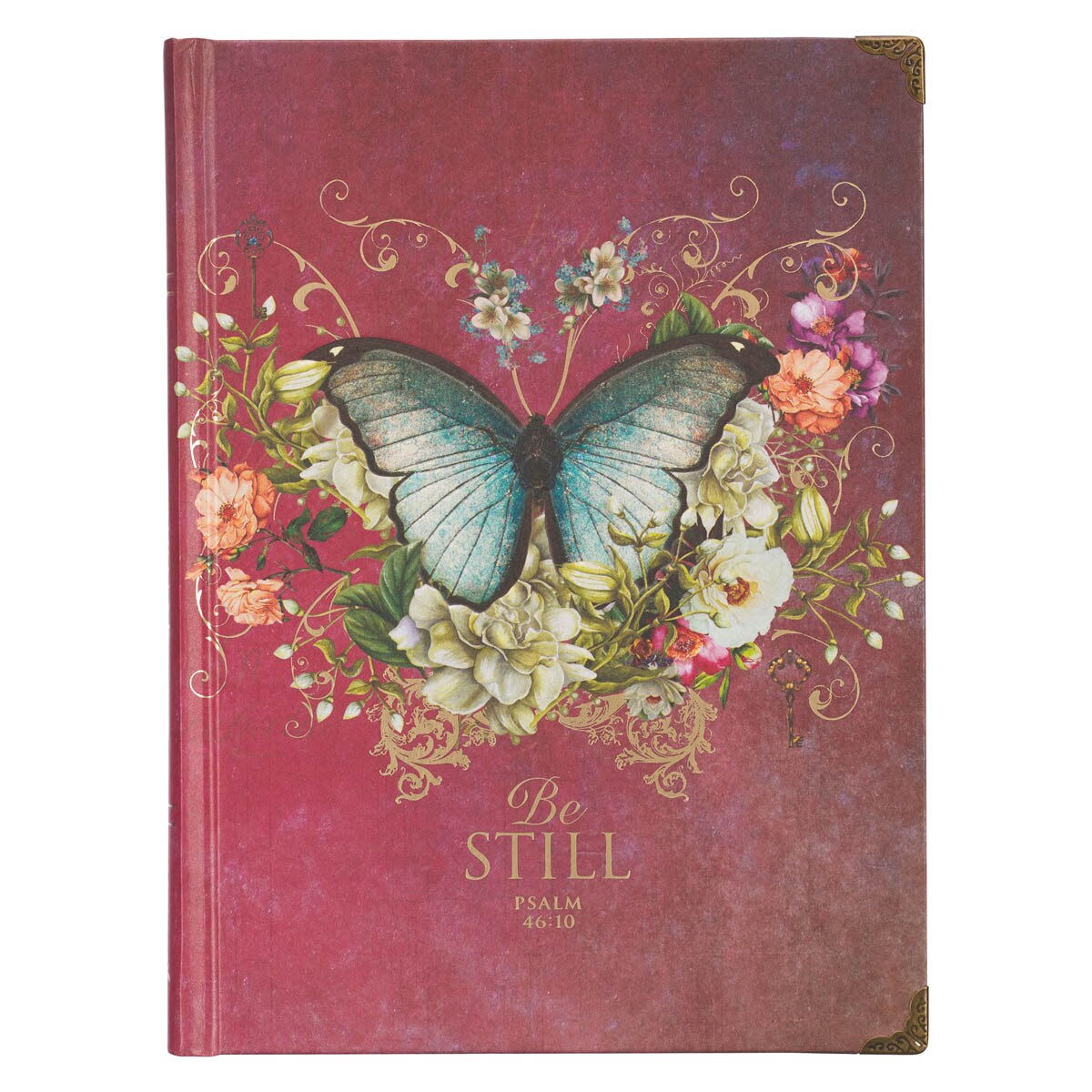 Pink Butterfly Be Still Journal