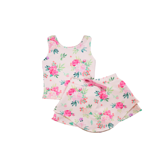 Rosy Rally Skort Set