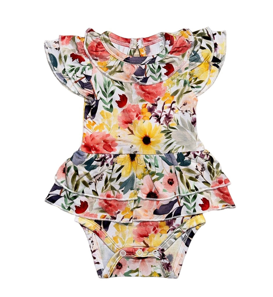 RR Garden Party Flutter Onesie