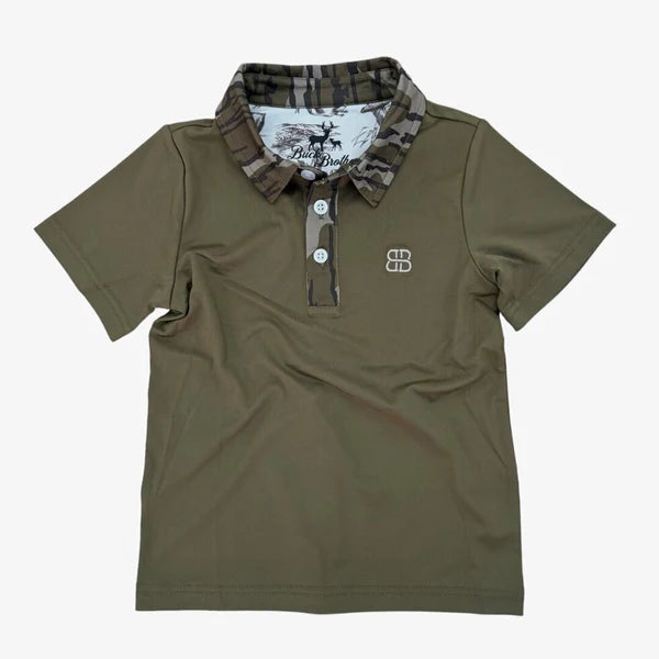 Velvet Fawn Scottie Mossy Oak Polo