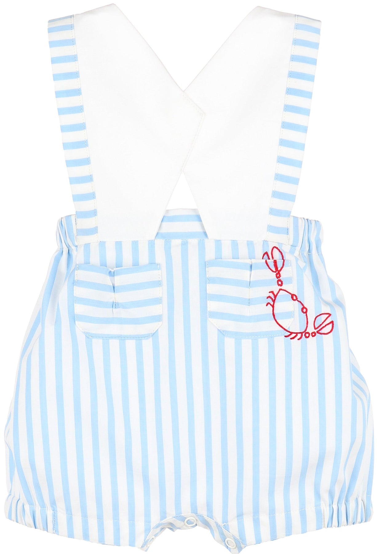 Sophie & Lucas Blue Stripe w/ Crab