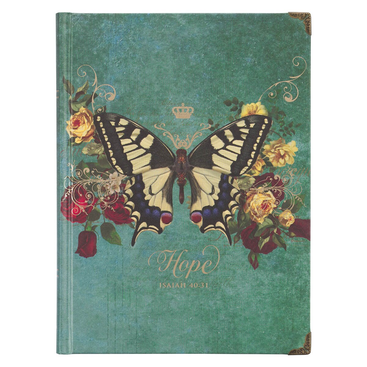 Teal Butterfly Hope Journal
