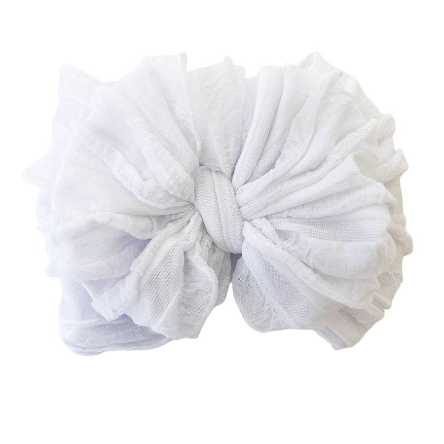 Rockin Royalty Ruffled Headband Bows