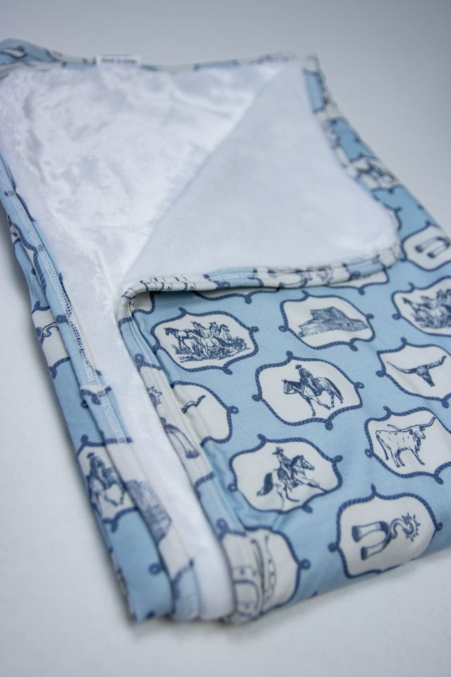Rockin Royalty Cowboy Colt Swaddle Blanket
