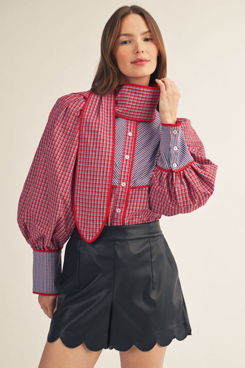 Hometown Plaid Top