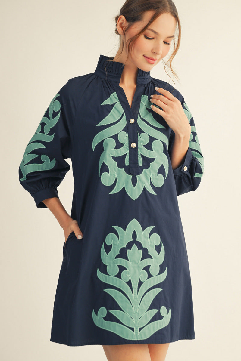 The Navy Monarch Dress