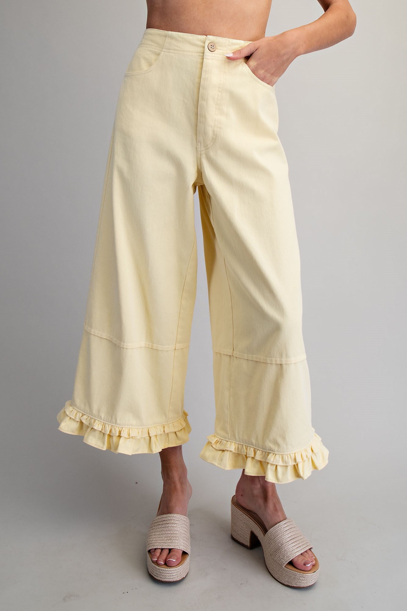 Buttercream Ruffle Pant